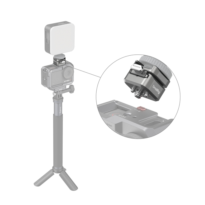 SmallRig HawkLock H18 Quick Release Support with Cold Shoe Receiver 4500