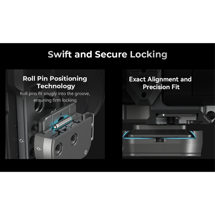 SmallRig HawkLock H18 Quick Release Support with Cold Shoe Receiver 4500