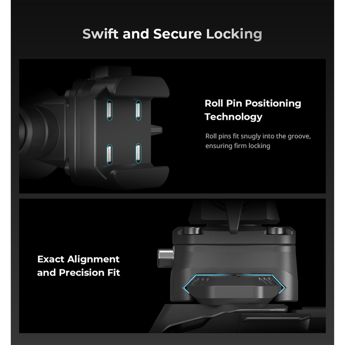SmallRig HawkLock H21 Quick Release Monitor Support with NATO Clamp 4487