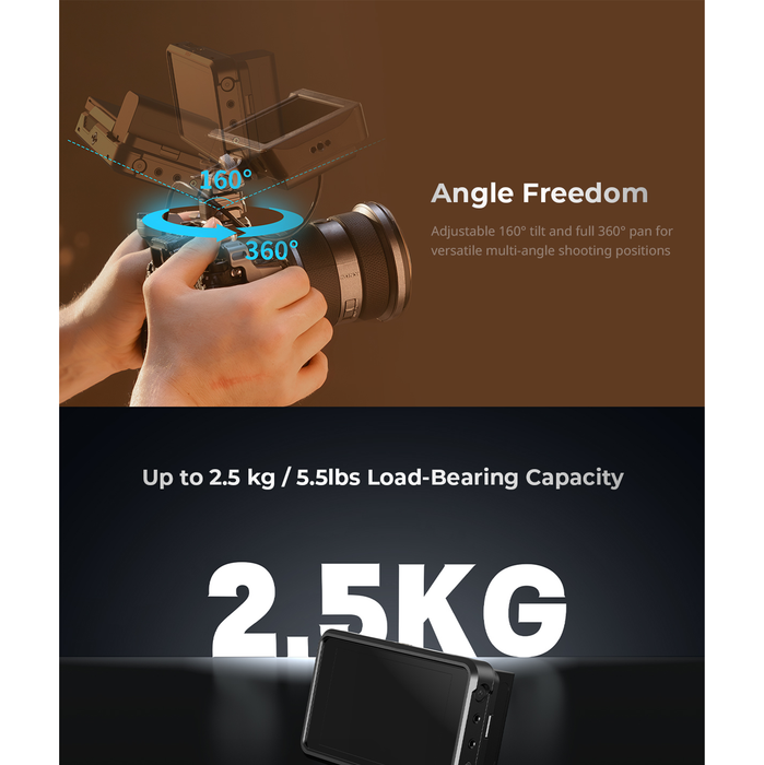 SmallRig HawkLock H21 Quick Release Monitor Support with NATO Clamp 4487