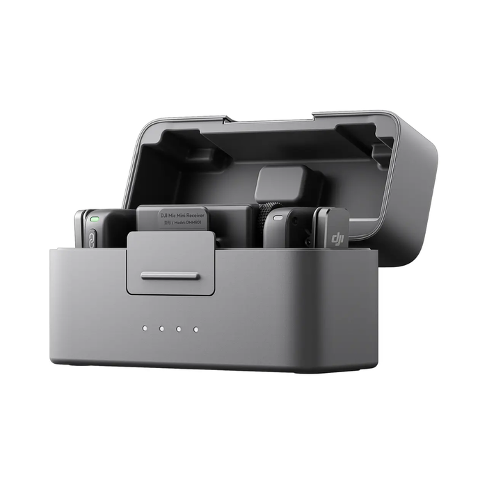 DJI Mic Mini (2 TX + 1 RX + Charging Case) — Glazer's Camera DJI Mic Mini (2 TX + 1 RX + Charging Case) — Glazer's Camera