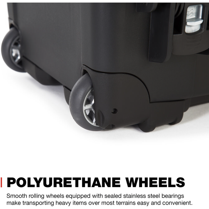 Nanuk 935 Wheeled Protective Case with Cubed Foam & Lid Foam - Black