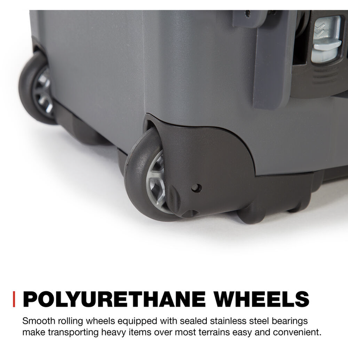 Nanuk 935 Wheeled Protective Case with Cubed Foam & Lid Foam - Graphite