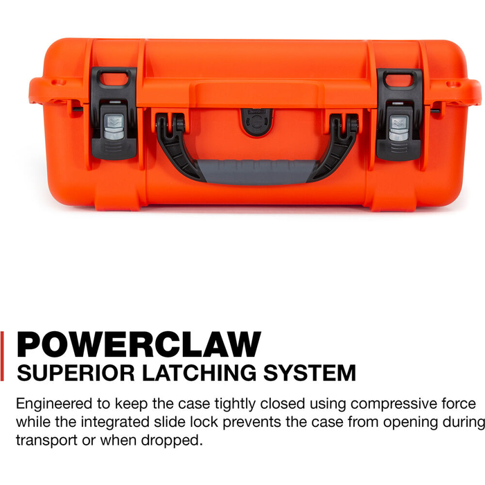 Nanuk 930 Medium-Series Protective Case with Cubed Foam & Lid Foam - Orange