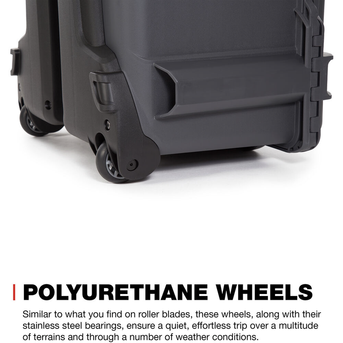 Nanuk 960 Wheeled Protective Case with Padded Dividers & Lid Foam - Graphite