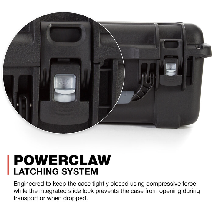 Nanuk 918 Medium-Series Pro Photo Kit Protective Case with Padded Dividers & Lid Organizer - Black