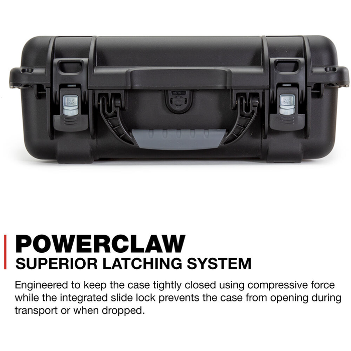 Nanuk 925 Medium-Series Pro Photo Kit Protective Case with Padded Dividers & Lid Organizer - Black