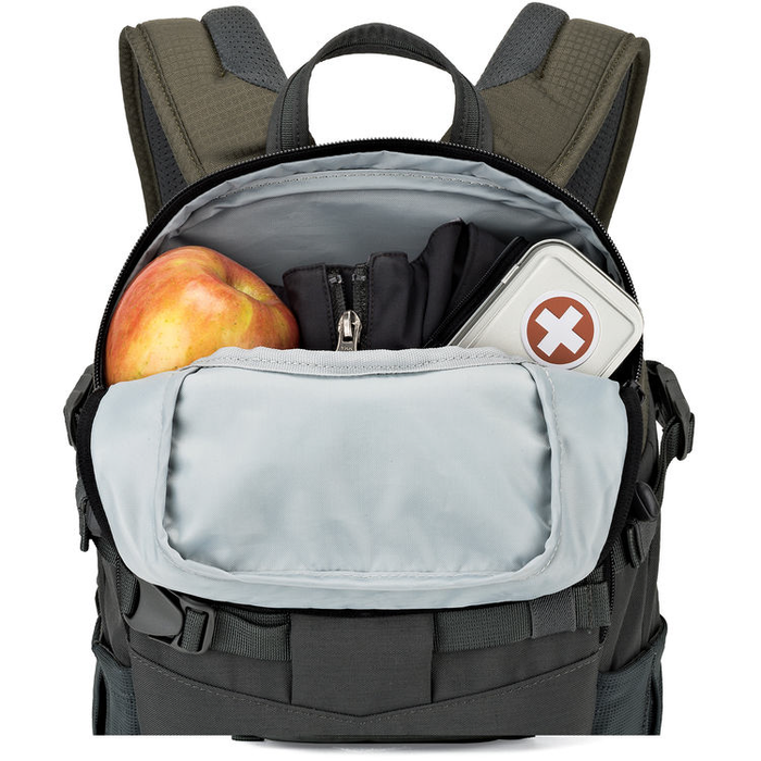 LowePro Flipside Trek BP 250 AW 12L Backpack - Gray/Dark Green