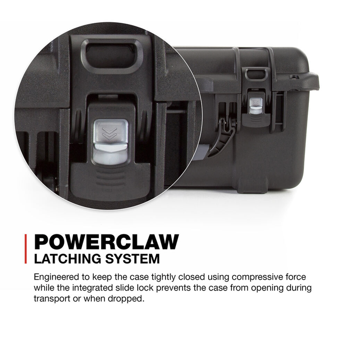 Nanuk 933 Medium-Series Protective Case with Cubed Foam & Lid Foam - Black