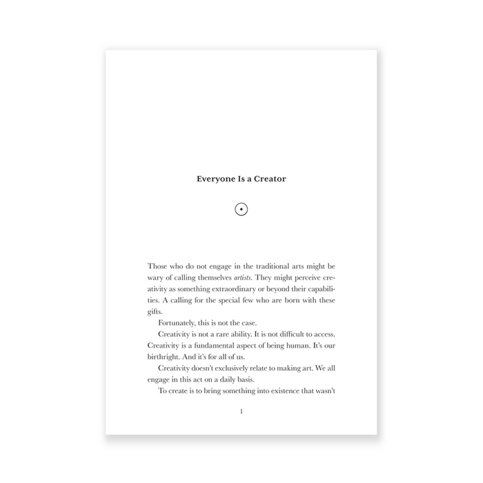 The Creative Act: A Way of Being