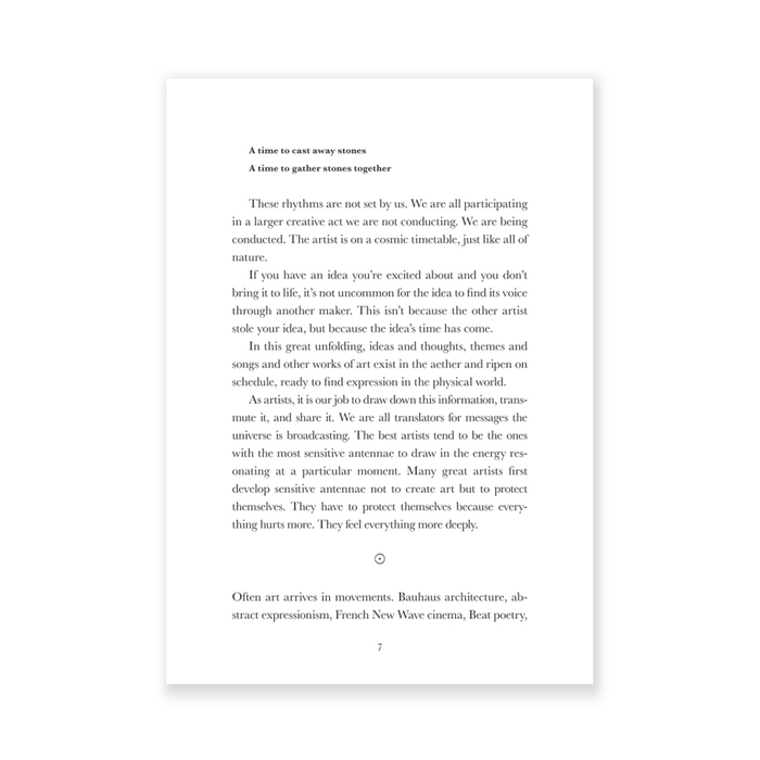 The Creative Act: A Way of Being