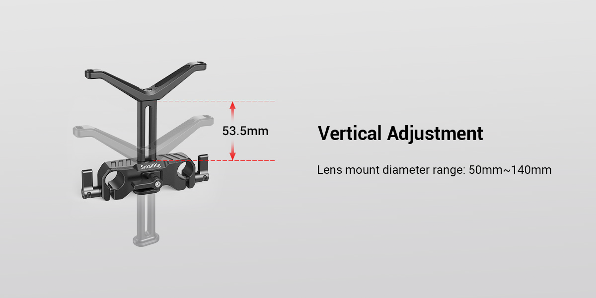 SmallRig 15mm LWS Universal Lens Support BSL2681