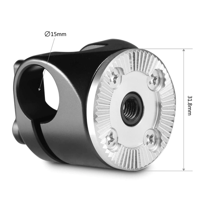 SmallRig 15mm Rod Clamp with ARRi-Rosette 1686