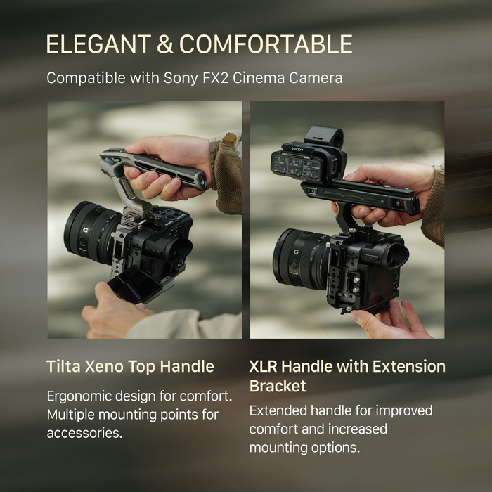 Tilta Full Camera Cage for Sony FX2 - Titanium Gray