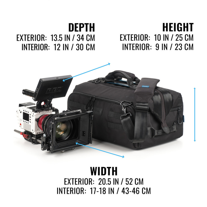 Tenba Cineluxe V2 Shoulder Bag 21, 32L - Black