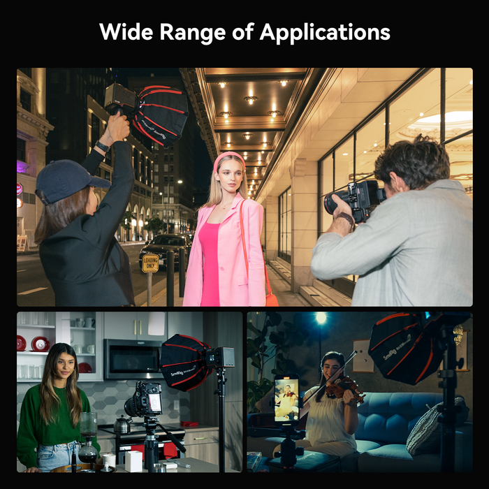 SmallRig RA-D30 Mini Parabolic Softbox for RC60/100 COB LED Video Light 4358