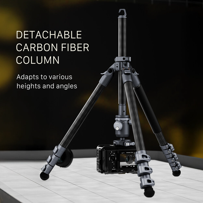 Tilta BT05 Travel 3-Stage Carbon Fiber Tripod with Ball Head - Forest Green