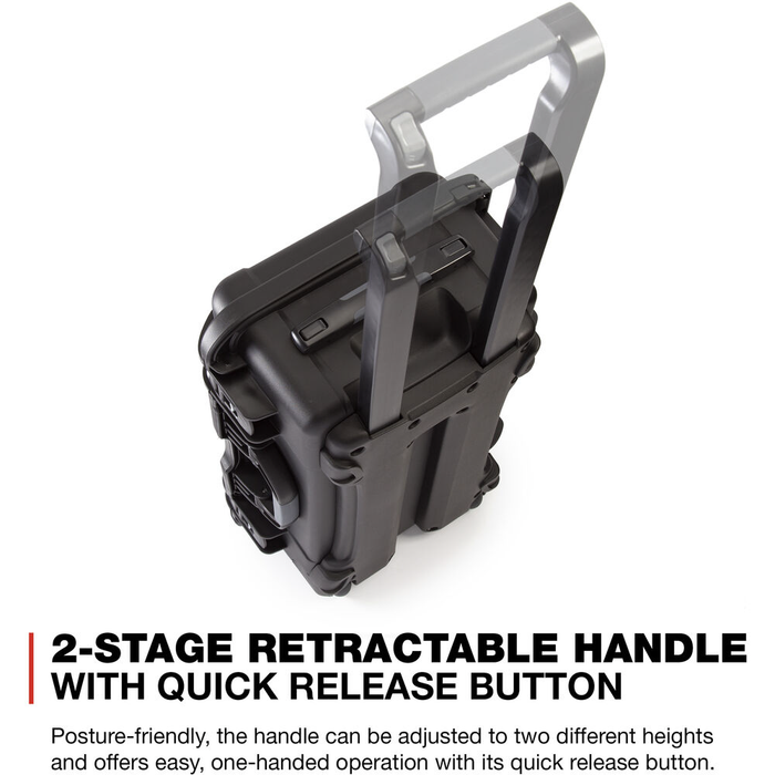 Nanuk 935 Wheeled Pro Photo Kit Protective Case with Padded Dividers & Lid Organizer - Cyan