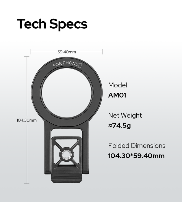 Godox Dual-Sided Magnetic Bracket/Tripod AM01