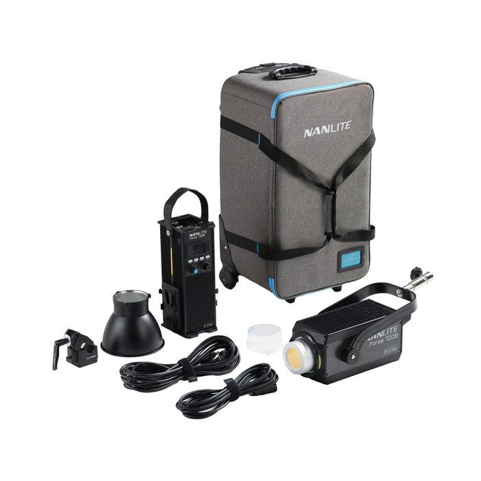 Nanlite Forza 720B Bi-Color LED Spotlight With Rolling Case