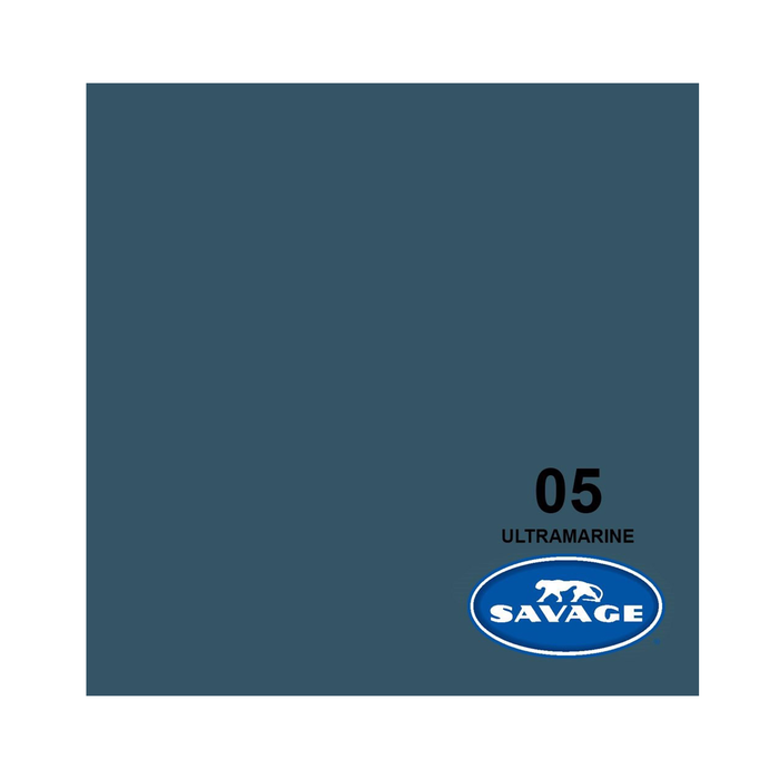 Savage #05 Ultramarine Seamless Background Paper 107" x 36' - In Store Pick Up Only