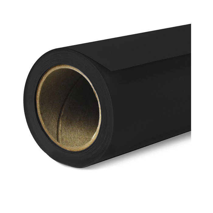 Savage #20 Black Seamless Background Paper 107" x 36' - In Store Pick Up Only