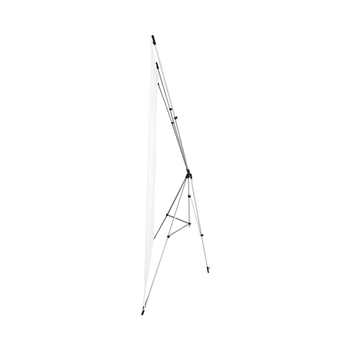 Westcott X-Drop Wrinkle-Resistant Backdrop Kit, 5' x 7' - High-Key White