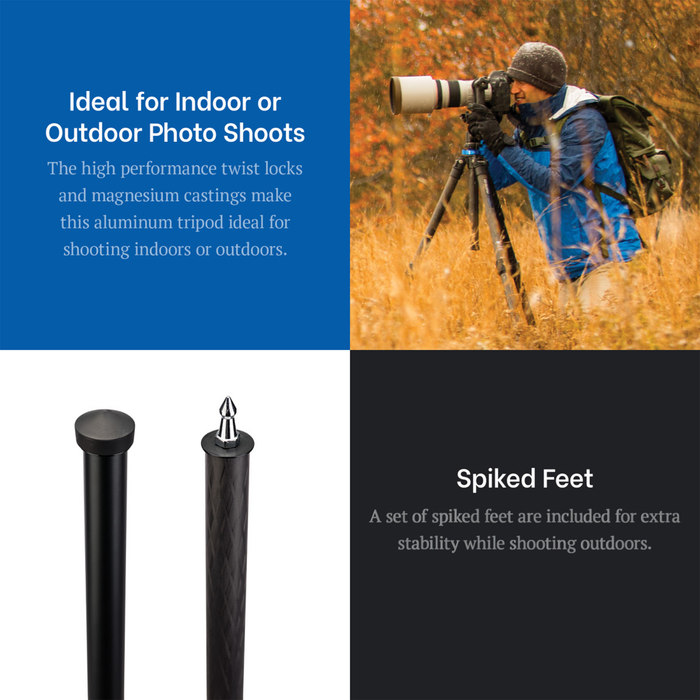 Benro TMA48CXL Mach3 9X Carbon Fiber Series 4 Extra Long Tripod