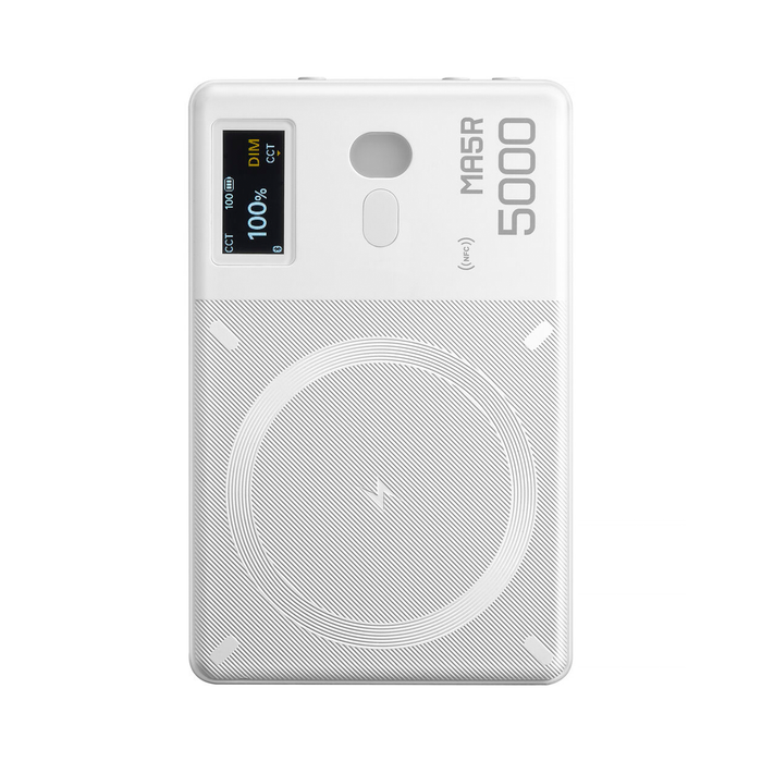 Godox MA5R RGB LED Light & Power Bank - White