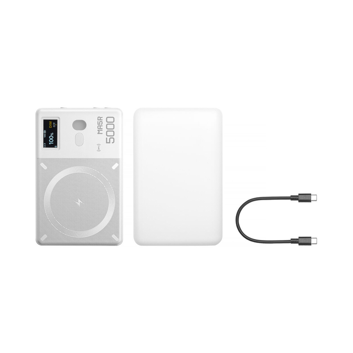 Godox MA5R RGB LED Light & Power Bank - White