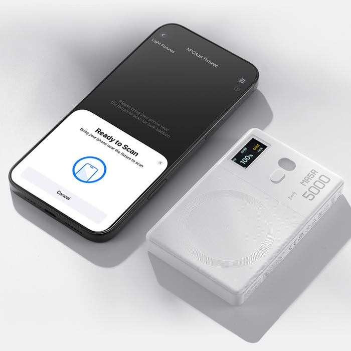 Godox MA5R RGB LED Light & Power Bank - White