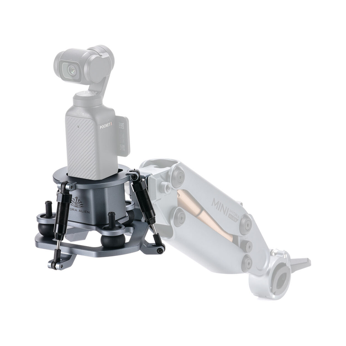 Tilta Shock-Absorbing Head for Hydra Alien Mini – Titanium Gray