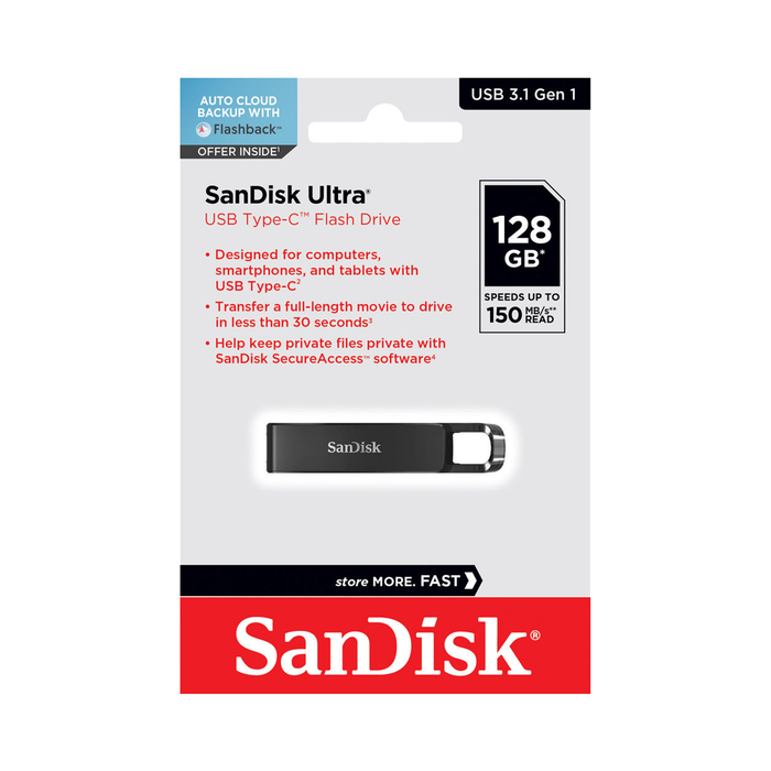 SanDisk 128GB Ultra USB Type-C Flash Drive