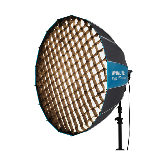 Nanlite Rapid 120 Parabolic Softbox with Grid & Bowens Mount (47")