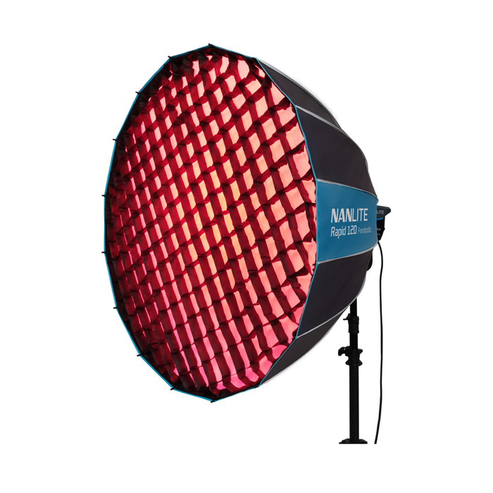 Nanlite Rapid 120 Parabolic Softbox with Grid & Bowens Mount (47")