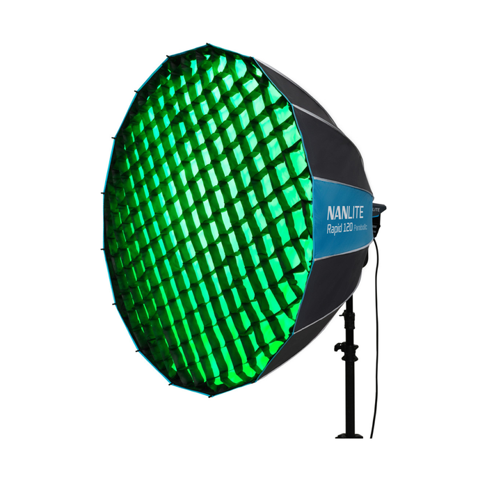 Nanlite Rapid 120 Parabolic Softbox with Grid & Bowens Mount (47")