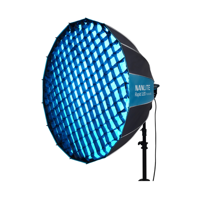 Nanlite Rapid 120 Parabolic Softbox with Grid & Bowens Mount (47")