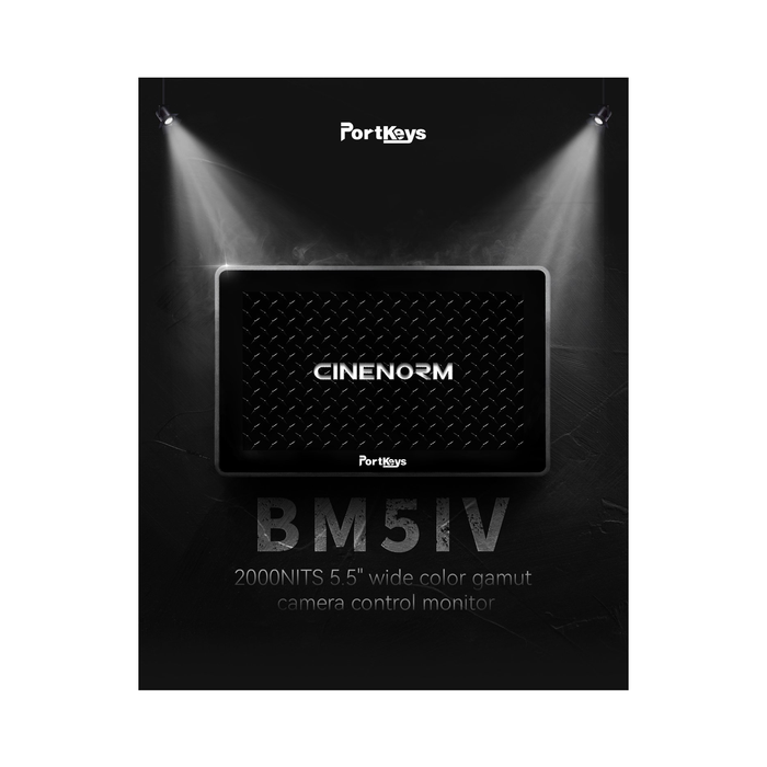 Portkeys BM5IV 5.5" 4K HDMI/SDI Touchscreen Monitor with Camera Control
