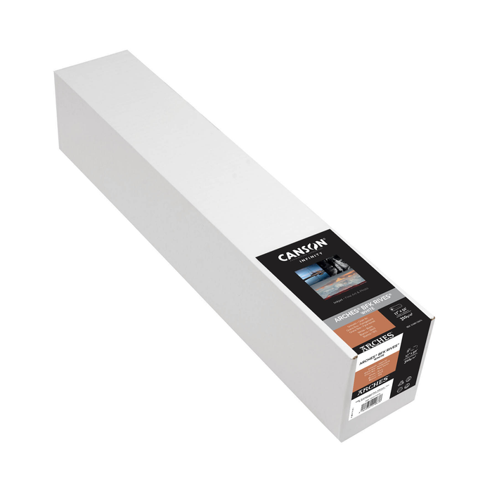Canson Infinity ARCHES BFK Rives White Matte Inkjet Paper, 310 gsm, 17" x 50' - Roll