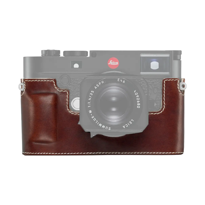 Leica Leather Half Case M10 Protector - Vintage Brown