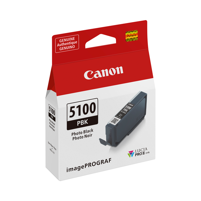 Canon PFI-5100 Photo Black Lucia PRO II Ink Cartridge - 14.4mL