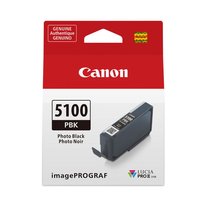 Canon PFI-5100 Photo Black Lucia PRO II Ink Cartridge - 14.4mL