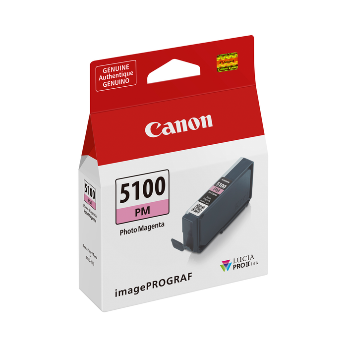 Canon PFI-5100 Photo Magenta Lucia PRO II Ink Cartridge - 14.4mL