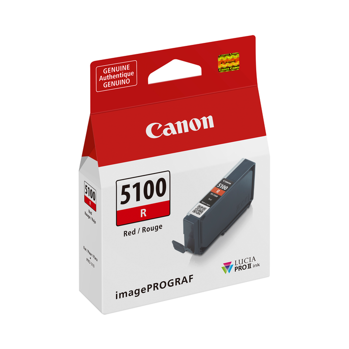 Canon PFI-5100 Red Lucia PRO II Ink Cartridge - 14.4mL