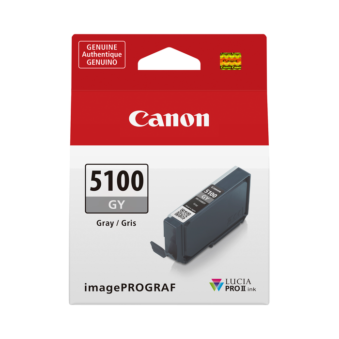 Canon PFI-5100 Gray Lucia PRO II Ink Cartridge - 14.4mL