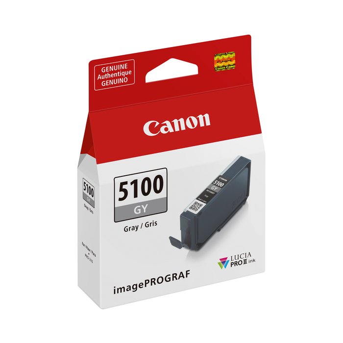 Canon PFI-5100 Gray Lucia PRO II Ink Cartridge - 14.4mL