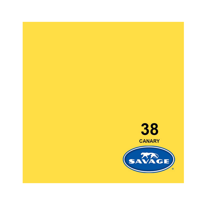 Savage #38 Canary Seamless Background Paper 107" x 36' - In Store Pick Up Only