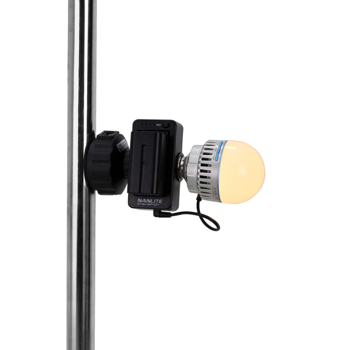 Nanlite E27 Magnetic Mount for PavoBulb 10C with Power Cable