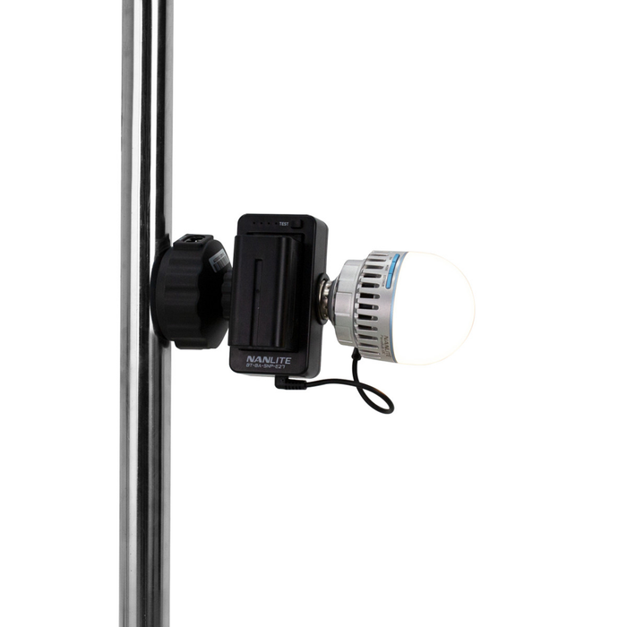 Nanlite E27 Magnetic Mount for PavoBulb 10C with Power Cable