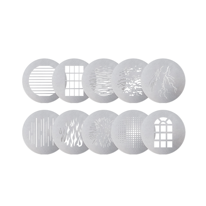 Aputure Spotlight Max 10-Piece Gobo Kit (Size A)